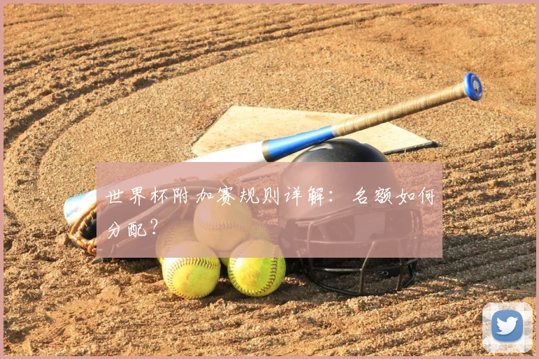 世界杯附加赛规则详解:名额如何分配?